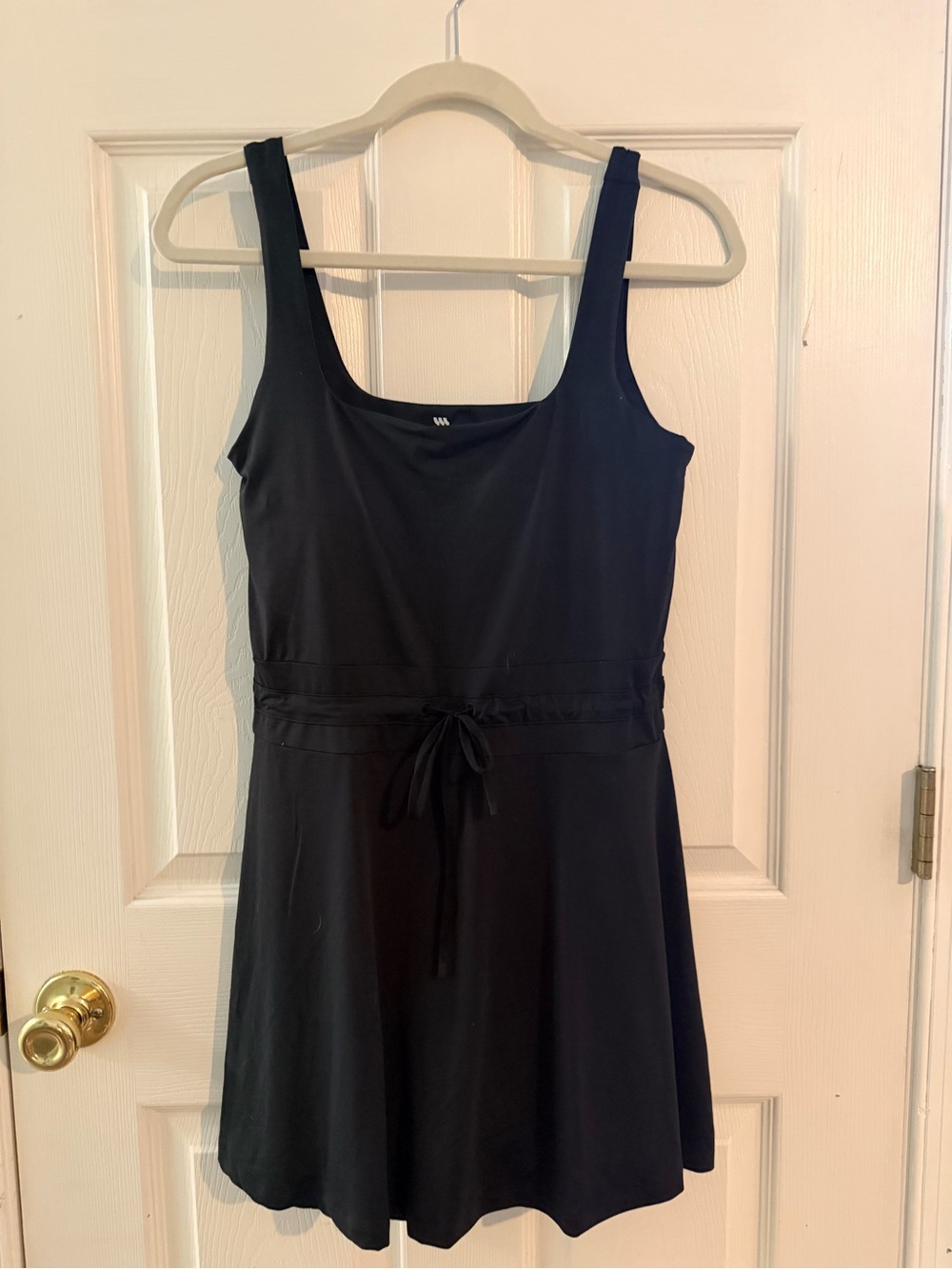 all in motion Black Scoop Neck Mini Dress
